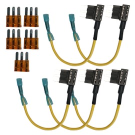 Precision Upfit Micro3 ATM Add-A-Circuit Fuse Tap - Fuse Holder Link for Automotive Applications - Easy Installation for Adding Circuits, Compatible with Car and Truck Fuse Boxes | 5-Amp Fuse Included