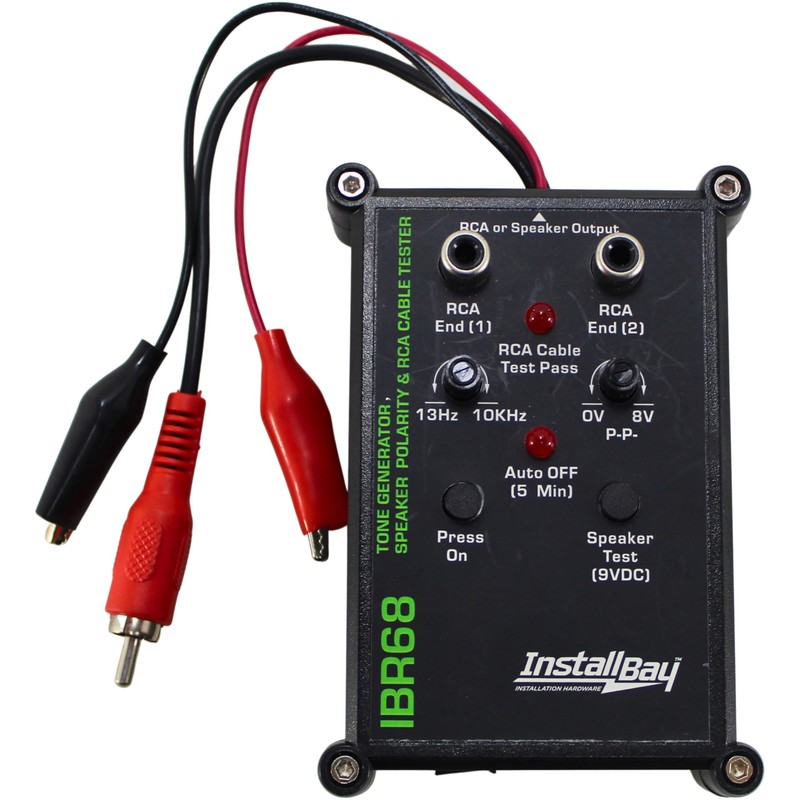 Install Bay RCA AIO 9V Cable Wire Tester Tone Generator
