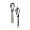 Farberware Professional Silicone Mini Whisks (Set of 2), Black