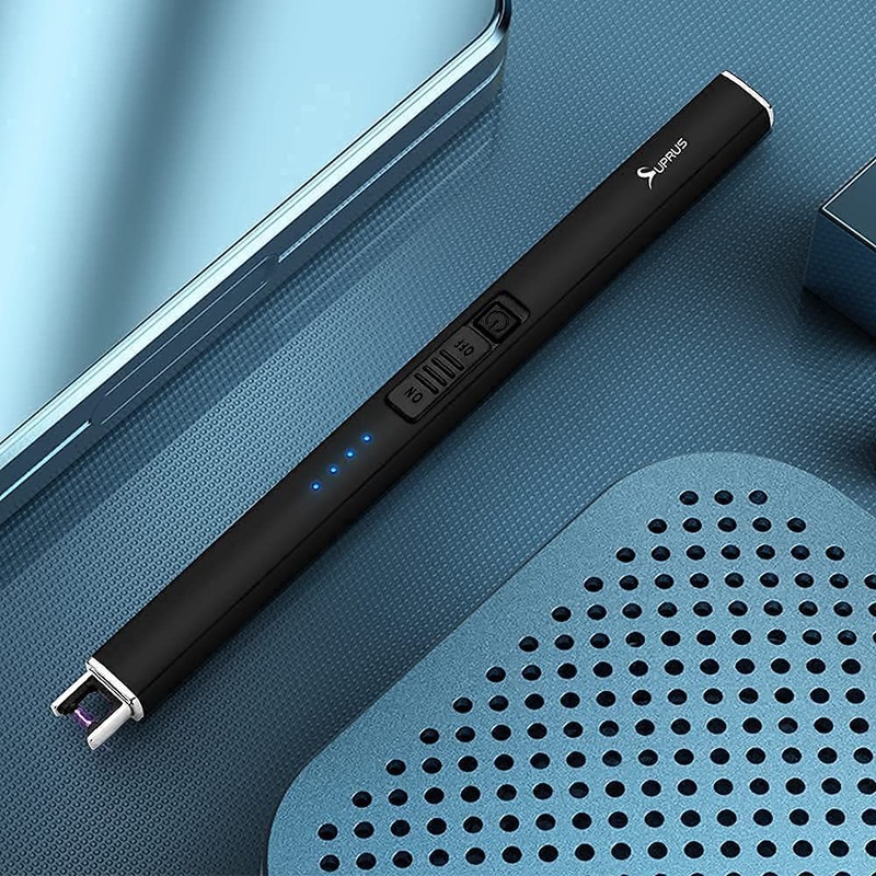 SUPRUS Electric Lighter Arc Windproof Flameless USB Lighter Rechargeable Lighter