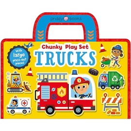 Chunky Play Set: Trucks: With large press-out pieces
