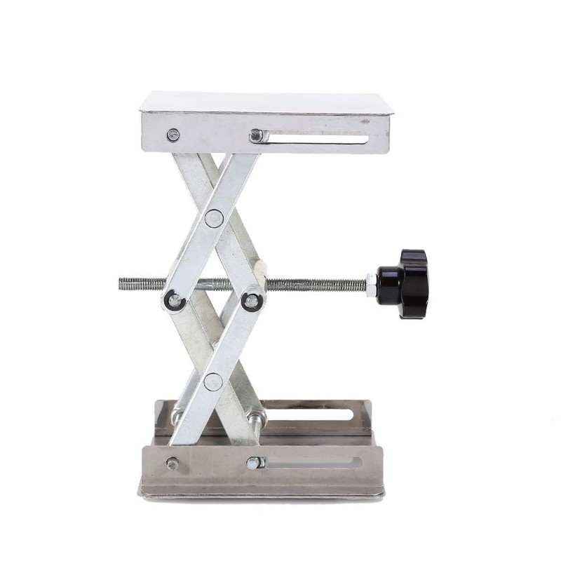 100X100mm Lab Jack Stand- Lab Scissors Jack Platform Lab Lift