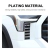 FDAIUN Car Headlights Lower Grille Grill ABS Compatible with Toyota