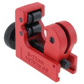 LUORNG Mini Arrow Cutter 3-22mm Archery Pipe Tube Cutting Carbon Wood Shaft Off Saw Tool, Red