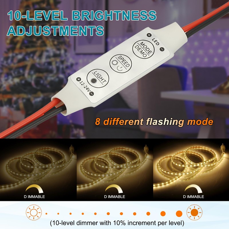 sourcing map LED Strip Controller, DC 12V to 24V 12A