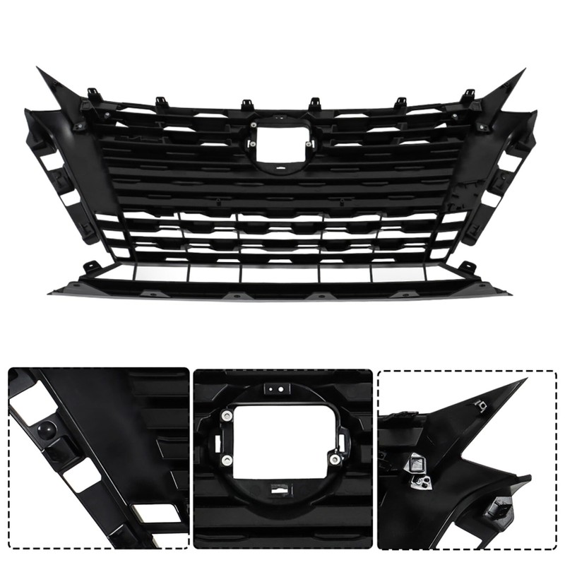 RainMan S Black Grill Front Bumper Grille Replacement for 2023