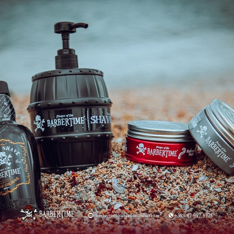 BARBERTIME Hair Styling Aqua Wax | No2 Red Pomade Shine