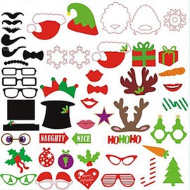 New 27 Party Christmas selfie props Photo Booth Moustache Birthday Engagement Wedding Funny