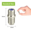 GigaBlue Satellite Cable Connector, F Connector RG6 Coaxial Female to