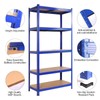 Wefrib Heavy Duty 5 Tier Shelf - Garage Shelving Units