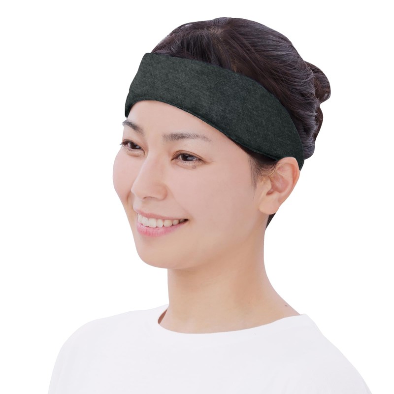 [YAKeNU UV CUT MASK] MARUFUKU 汗取り爽クール「吸汗超」 (333 杢ブラック)