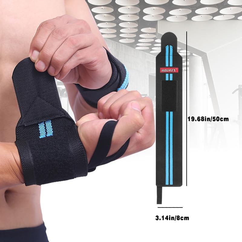 Weight Lifting Gym Muscle Training Wrist Support Straps Wraps Hand,