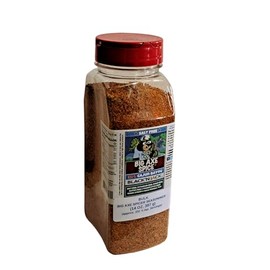 Chef Size Bottle 14 oz. Black'nJack Hot Cajun & Blackening Spice - Big Axe Spice Salt-Free Seasonings Bulk