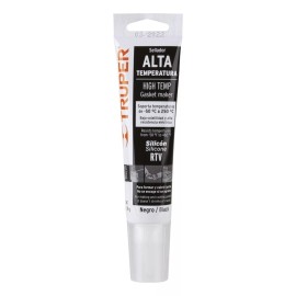 Truper Sellador Altas Temperaturas Silicón Negro 85 Gr Truper 17567