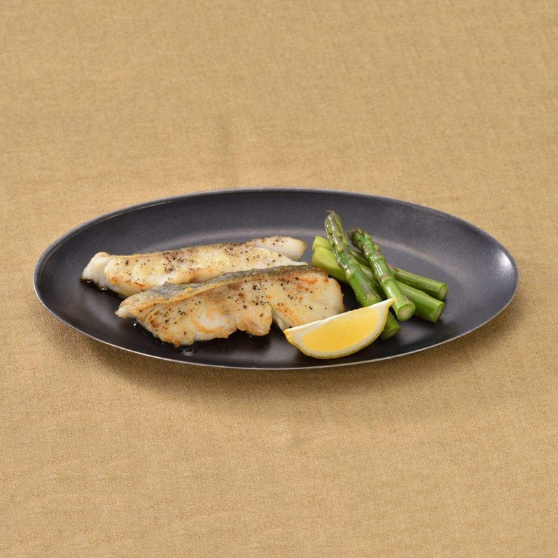 Blue Fong (AOYOSHI) Cafe Plate Black Black Vintage