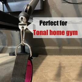 JILINWEI 1Pair Tonal T Lock Adapter with Snap Hooks, Stainless Steel Accessories for Tonal Gym Machine