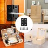 EUZUXU Pack of 12 Folding Hinges 44 mm x 32