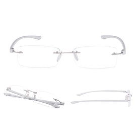 READING GLASSES 7 pack Mix Color Small Lens Rimless Readers