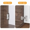 Chibery Non-Slow Close Regular Hinges, 1-3/8" Overlay Standard Concealed Cabinet