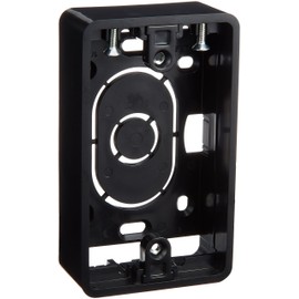 マサル工業 ニュー・エフモール 付属品 露出ボックス 1個用 超浅型 ブラック 超浅型 SFBTA1W 【受注生産品】