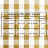 Rectangular tablecloth, 120 × 140 cm, light coffee, 100% polyester