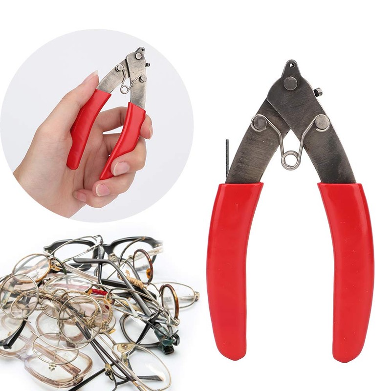 Eyeglass Repair Tool Kit, Universal Glasses Screw Pliers Rimless Frame