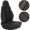 Kojem Seat Covers Set Compatible with 2005-2011 Corvette C6 Driver