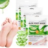Mascarilla Exfoliante Para Pies De 3 Pares Para Piel Dura
