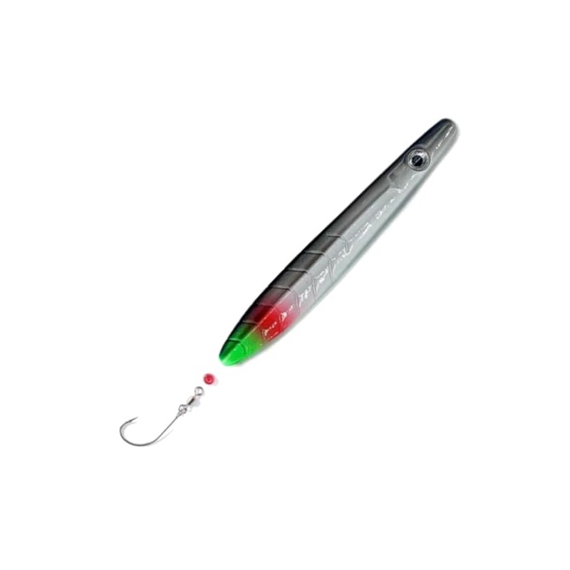 Troutwerk Inline Indicator, 5 g, 6.5 cm, Black/White/Pink/Green, Pack of