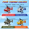 ANJARU Helicopter Toy with Lights and Sound,Simulative Rescue Helicopter Vehicles