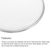 sourcing map 6 Inch Drum Head Drum Skin Sound Controlled