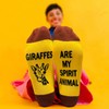 Giraffe Gifts for Women, Funny Giraffe Non-Slip Socks Giraffe Lover