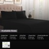Fitted Sheets 25CM Extra Deep Percale - Black - King