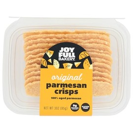 Joyfull Bakery Original Parmesan Crisps, Gluten Free, 3 Ounces (Pack Of 12)