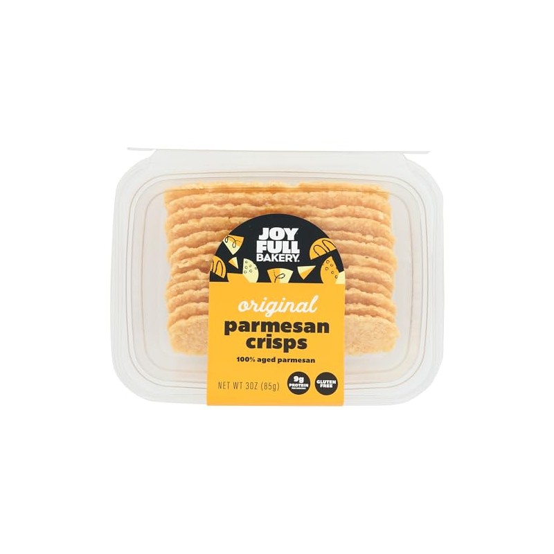 Joyfull Bakery Original Parmesan Crisps, Gluten Free, 3 Ounces (Pack