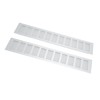 2 Pcs Air Vent Ventilation Grille Aluminium Alloy Rectangular Vent
