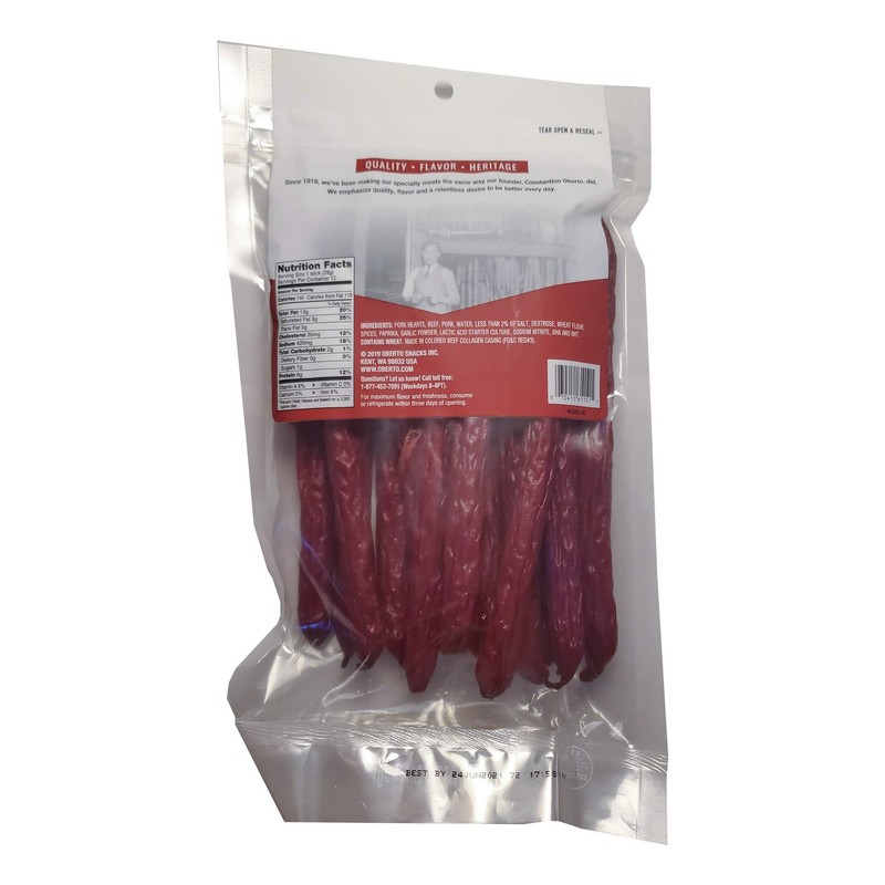 Oh Boy! Oberto Classics Cocktail Pep Smoked Sausages | 12