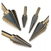 Broca Escalonada HSS Conica Acero Rapido Taladro Metal Madera Doble