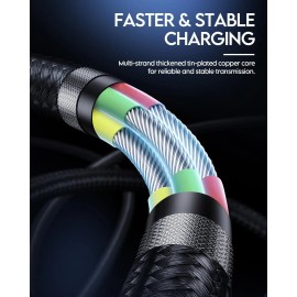 Brexlink 2PACK, BrexLink USB C Cable, Type C Charger USB 3A Charging Cable Fast Charge.