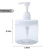 Cosywell Pump Bottle Dispenser Plastic Refillable Bottles Wide Mouth Jar