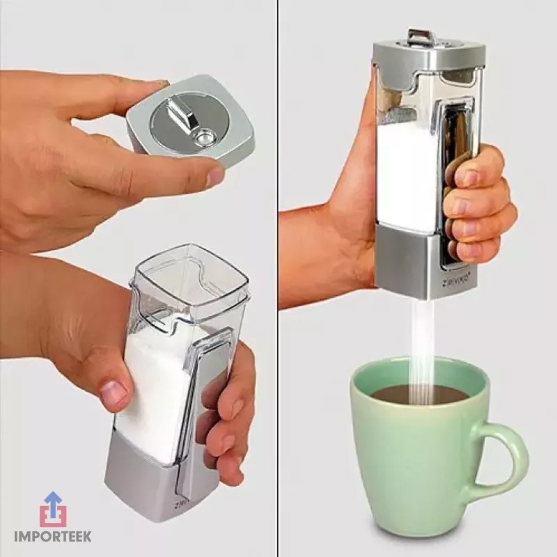 Importeek 6pz Contenedor Dispensador Azucarero Sal Especias Condimento