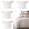 MURANEST 4 Pcs Bed Sheet Holder with Lock Strips, Bed