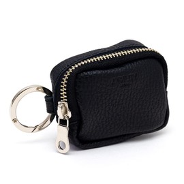 Agility affa Cassette Earphone Pouch, Earphone Case, Airpods Pro Case, Air Pods Case, Wireless Earphones, Genuine Leather, Earphones, Mini Pouch, Black