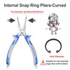 SPEEDWOX Snap Ring Pliers 9" Internal Circlip Pliers Heavy Duty