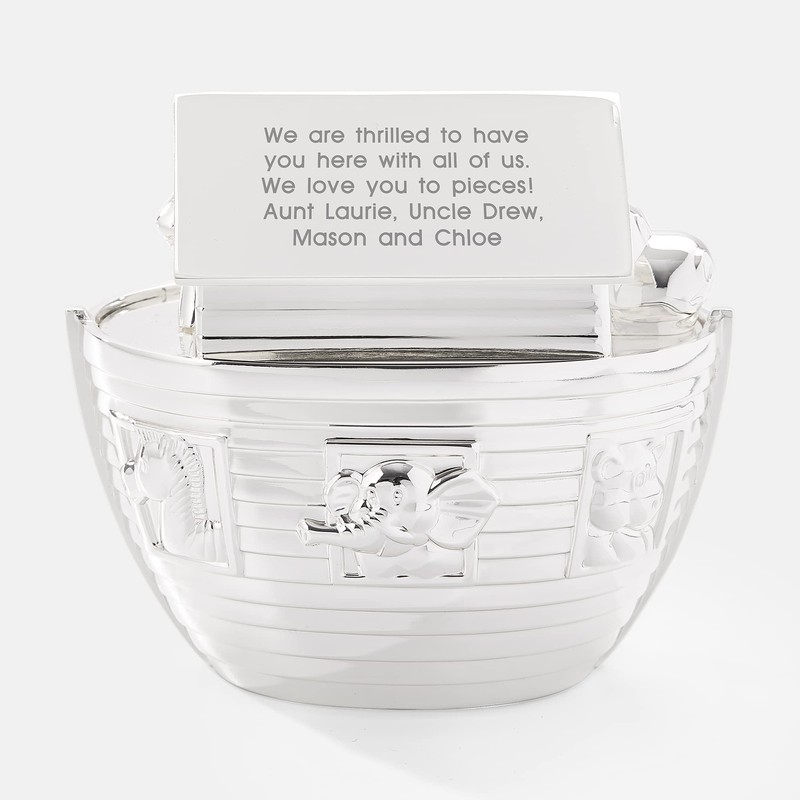 Things Remembered Engraved Noahs Ark Bank for The New Baby
