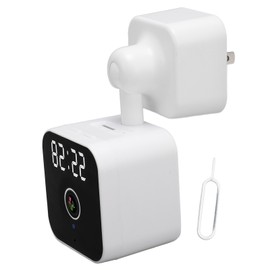 Indoor Security Camera with Clock 2.4G WiFi Wireless HD 3MP Baby Camera Pet Camera with Motion Detection Night Vision