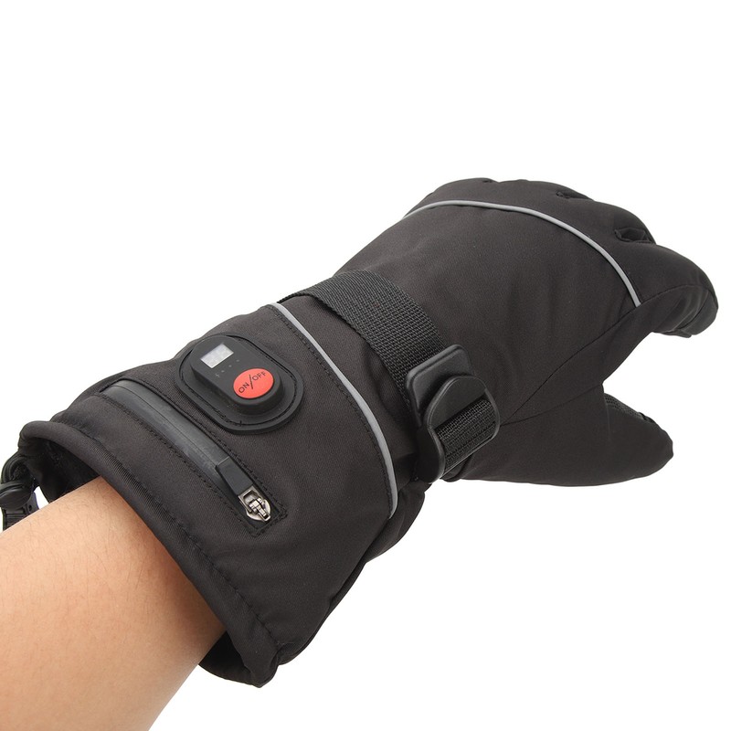 Heating Gloves Electric Touchscreen Heated Gloves Waterproof Windproof Warm Keeping