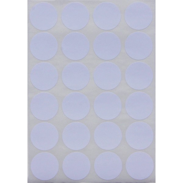 Royal Green White dot Stickers Round Labels - Circle Stickers 25mm - 360 Pack