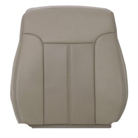 GXARTS Driver Side Top Lean Back Tan Replacement Seat Cover Compatible with Ford F250 F350 F450 F550 2011 2012 201320142015 2016 Lariat FX4 XLT with Leather 4X4 2WD Single Cab Quad Cab