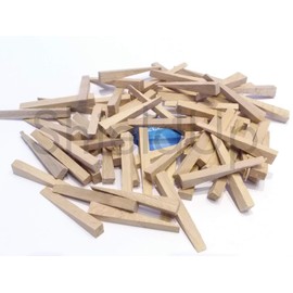 ShieldUp Small Wooden Tile Wedges | Hardwood Spacers or Shims - Pack of 75